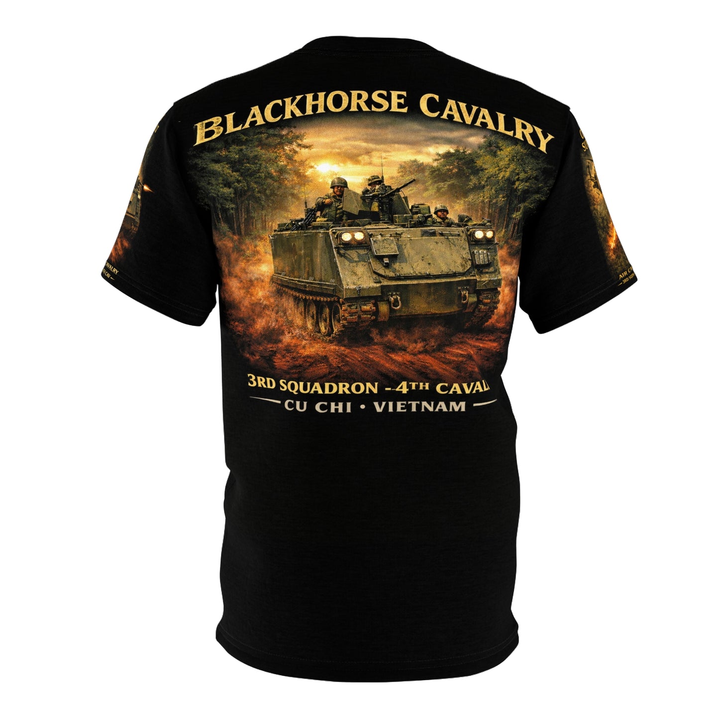 3rd Squadron, 4th Cavalry Tribute Tee — 25th Infantry Division (Cu Chi Base Camp, Vietnam)