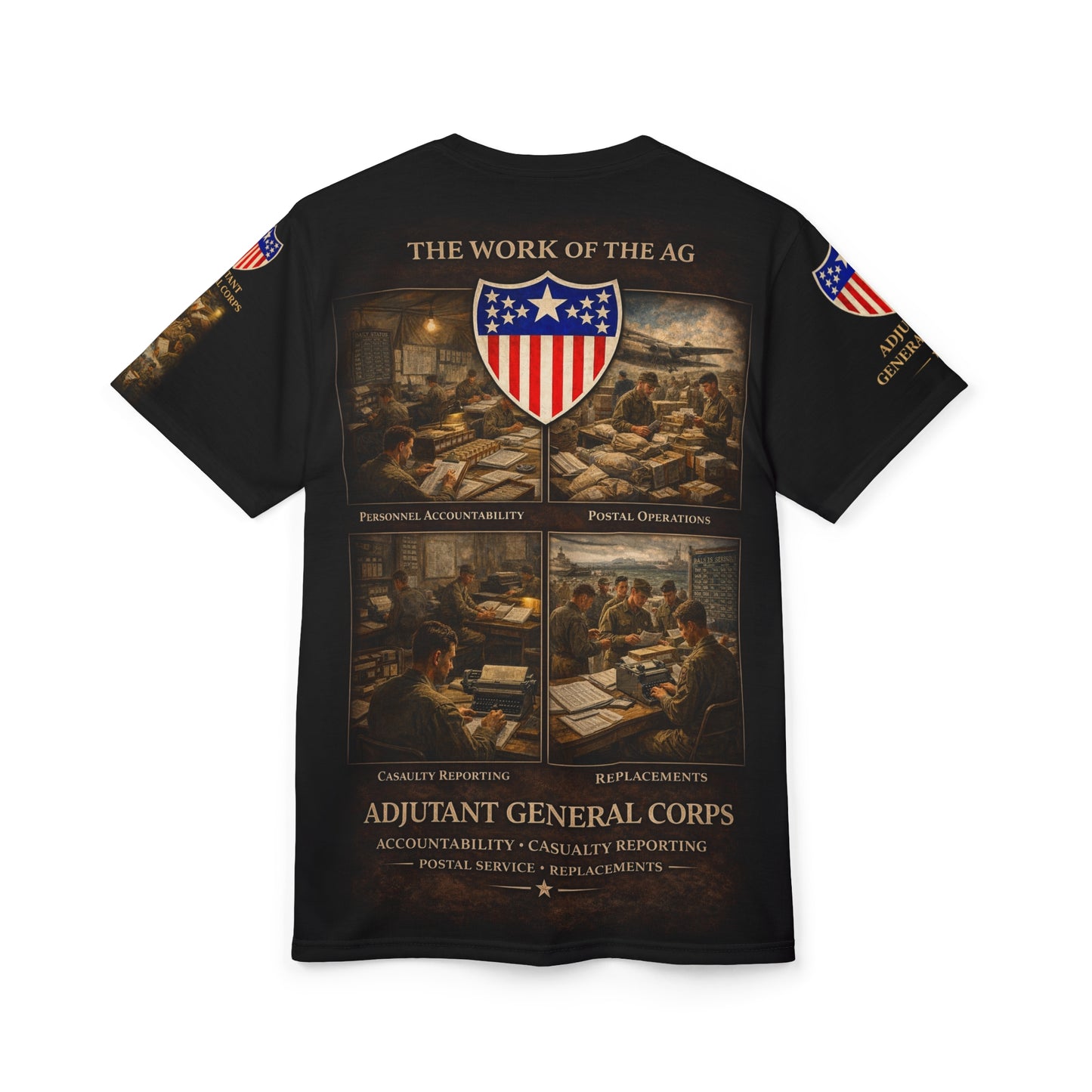 Adjutant General Corps Veterans Tribute Tee | All Over Print