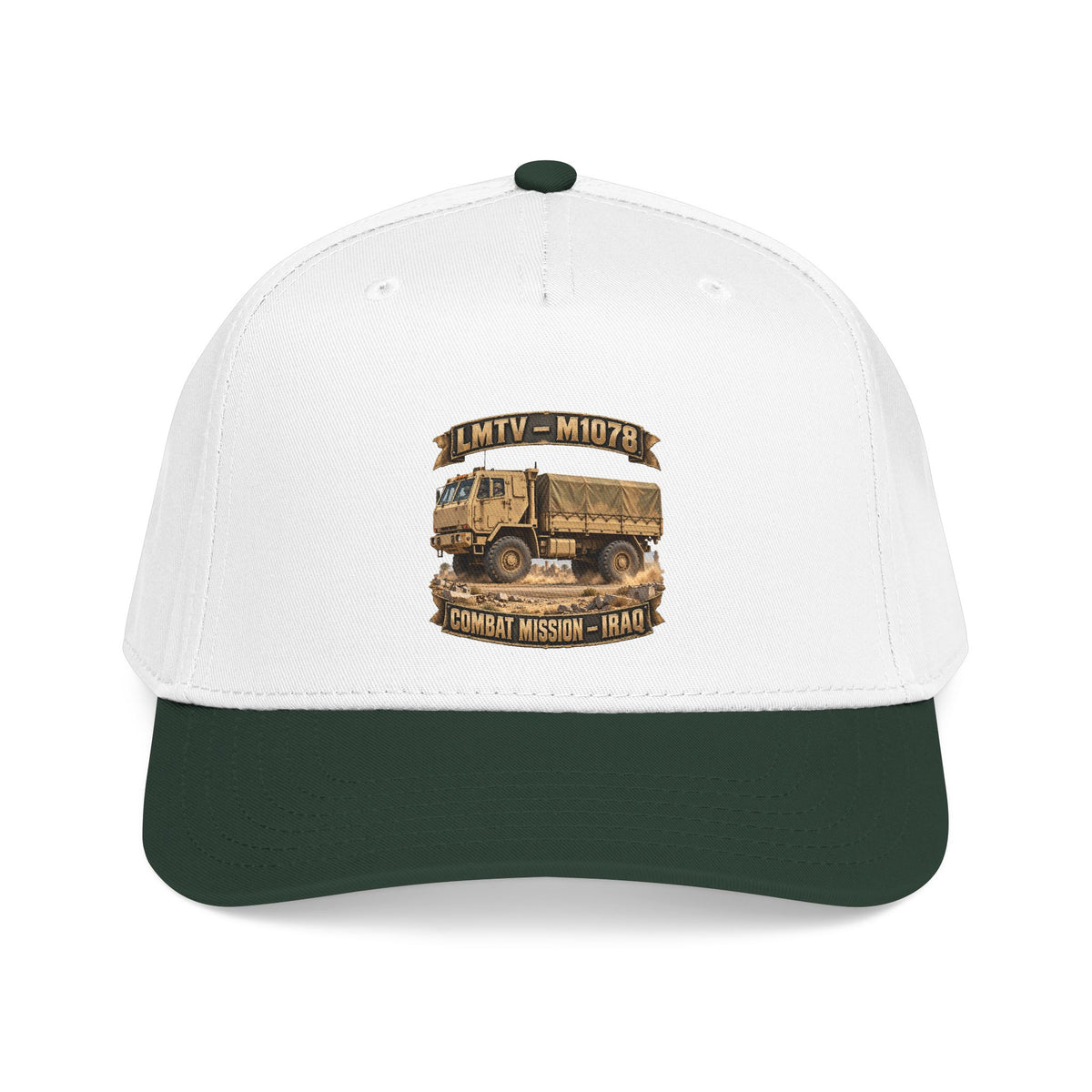 Mid Profile Baseball Cap - Army - LMTV - 1078 - Combat Mission - Iraq - 3D - Enhanced