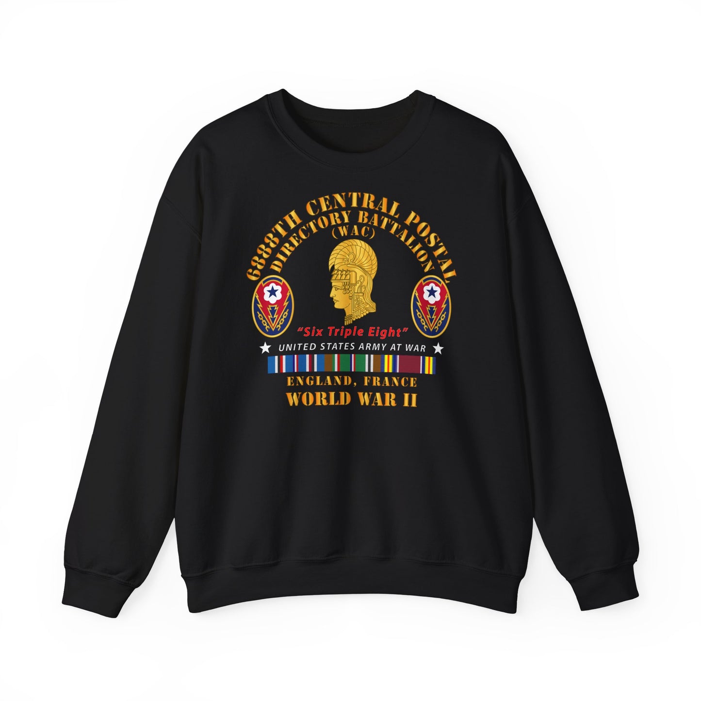 Crewneck Sweatshirt - Army - 6888th Central Postal Directory Battalion - WWII w EU SVC
