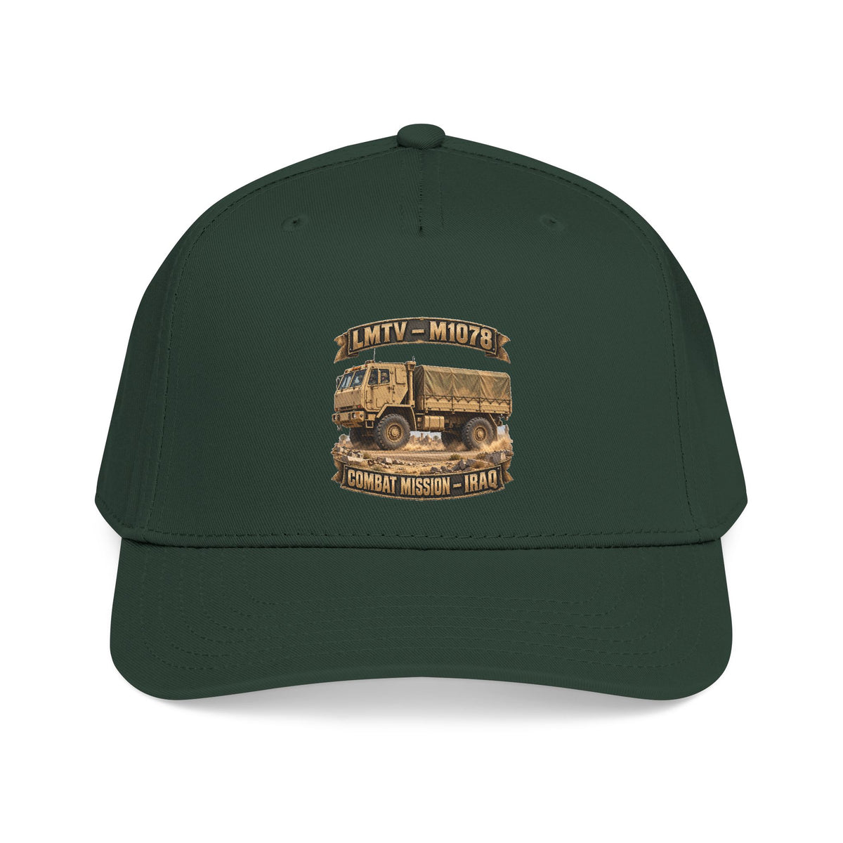 Mid Profile Baseball Cap - Army - LMTV - 1078 - Combat Mission - Iraq - 3D - Enhanced