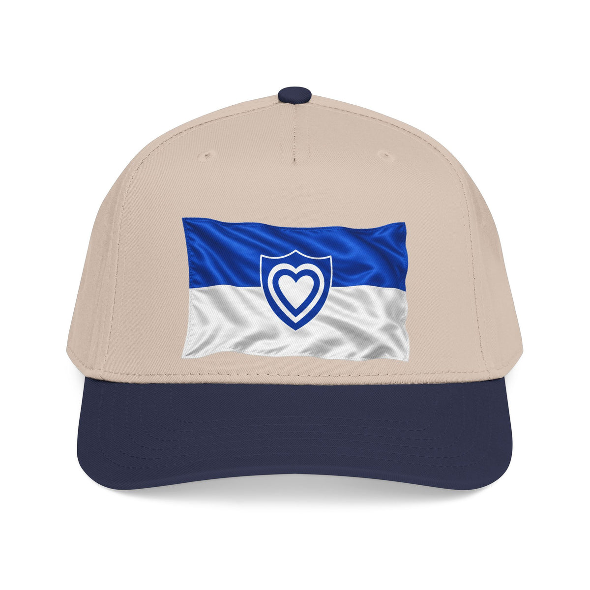 Mid Profile Baseball Cap - Army - XXIV Corps Flag - Waving - without Text - 3D - Transparent