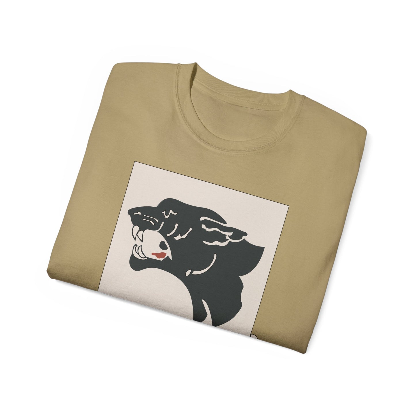 Unisex Ultra Cotton Tee - Army - 761st Tank Battalion - Black Panthers wo Txt