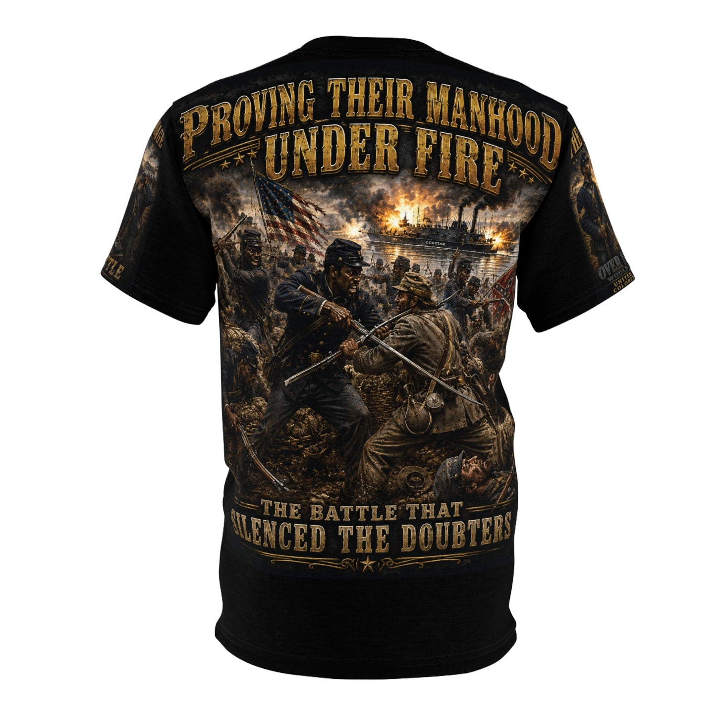 1st Mississippi Infantry (African Descent) - Tribute Tee — Battle of Milliken's Bend (June 7, 1863) - "From Bondage to Battle"