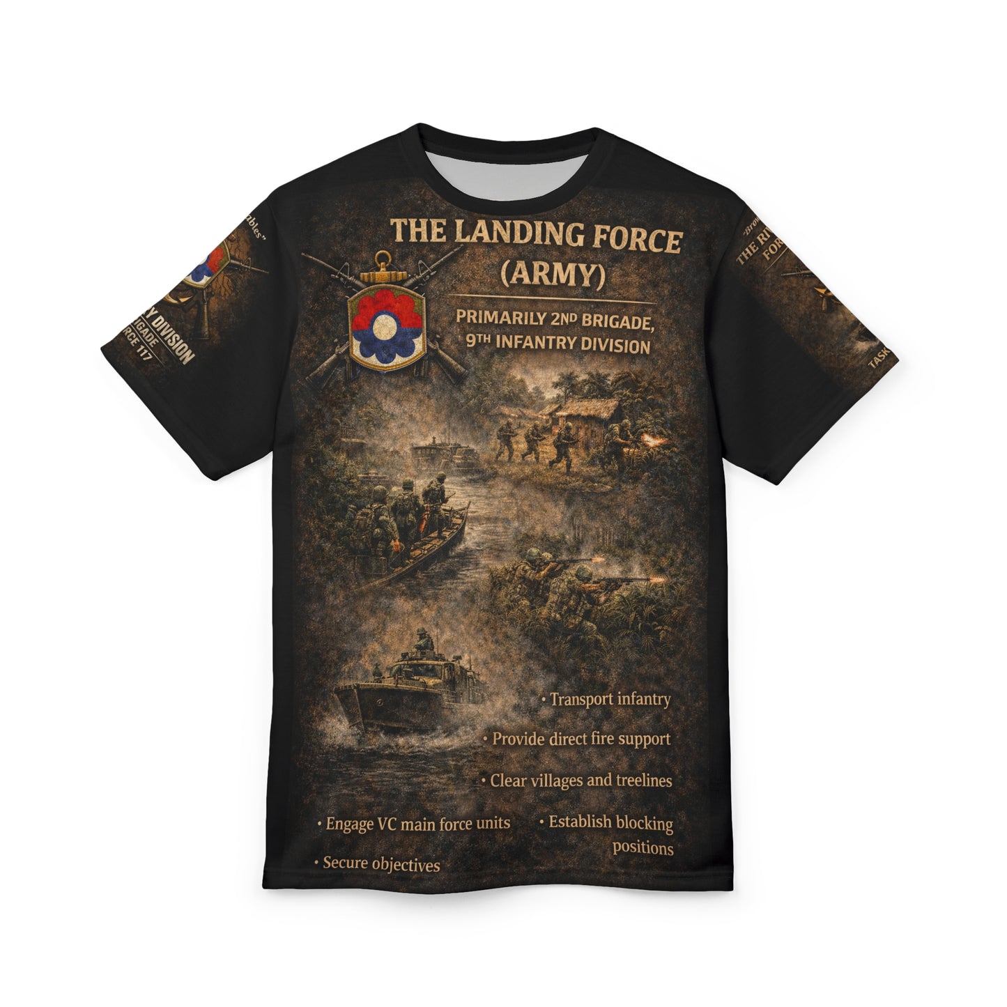 9th Infantry Division Vietnam Tribute All-Over Print Tee