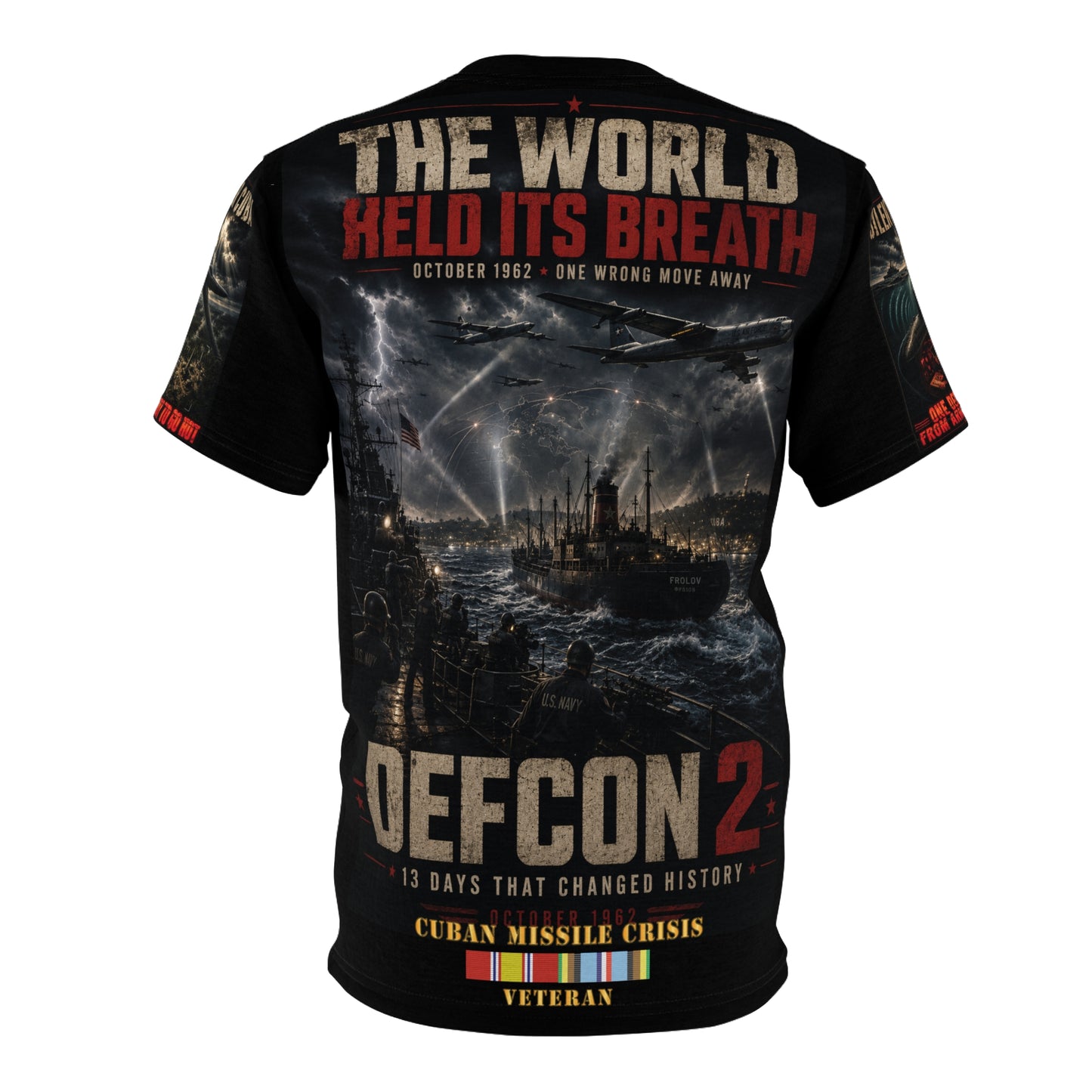 Cuban Missile Crisis Tribute Tee — "One Decision Away from World War III"