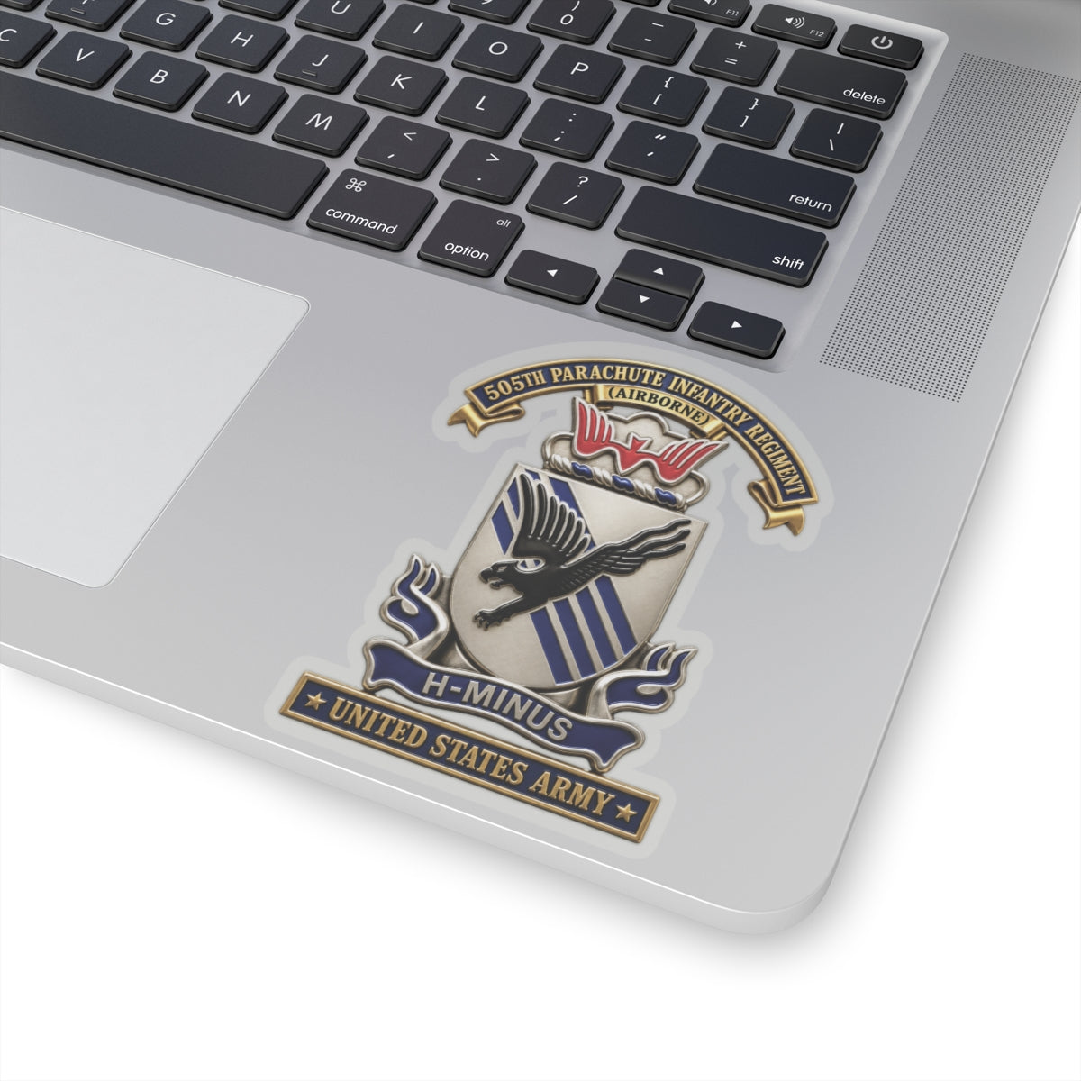 Kiss-Cut Stickers - Army - 505th Parachute Infantry Regiment (PIR) - DUI - United States Army - 3D - Enhanced