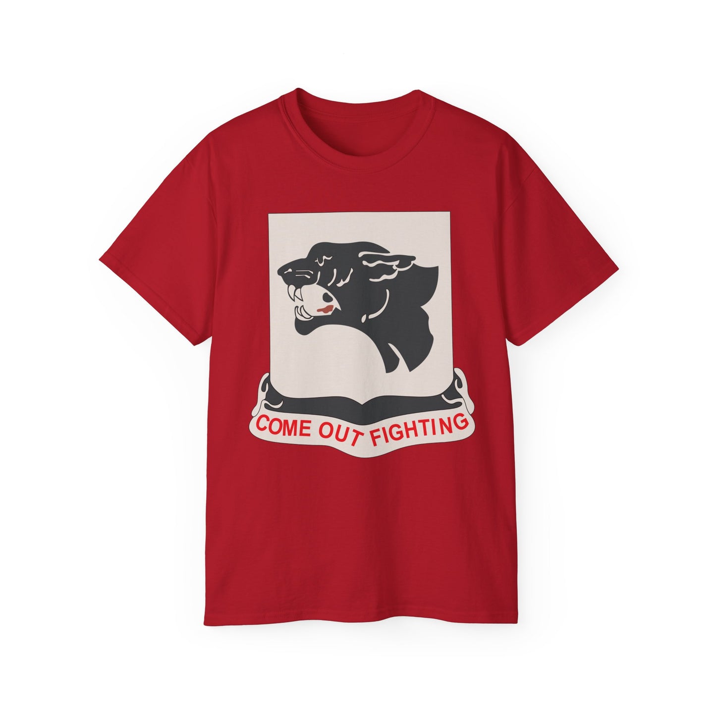 Unisex Ultra Cotton Tee - Army - 761st Tank Battalion - Black Panthers wo Txt