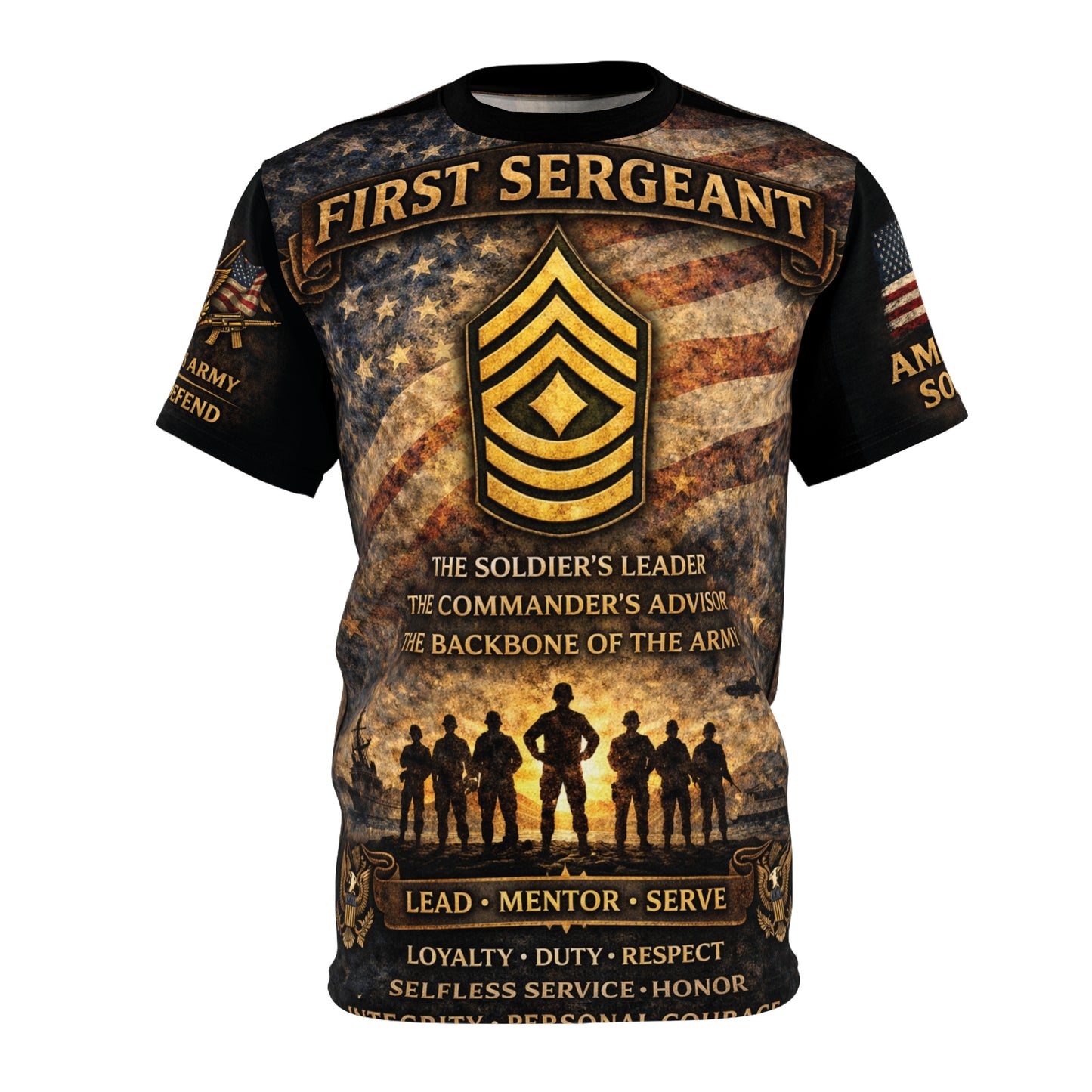 First Sergeant Tribute Tee — "American Soldier"