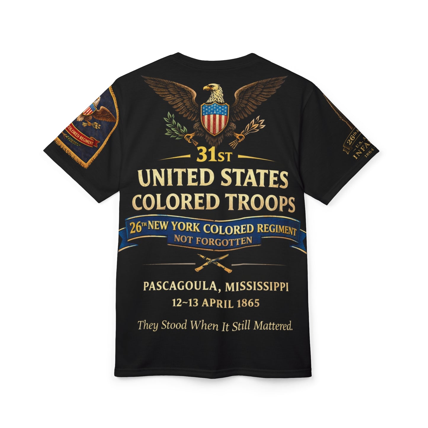 26th New York / 31st USCT Battle of Pascagoula Tee — April 12–13, 1865