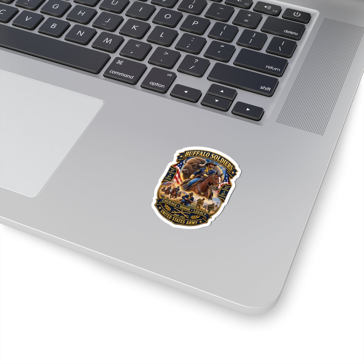 Kiss-Cut Stickers - Overall Buffalo Soldiers Tribute - 3D - Enhanced