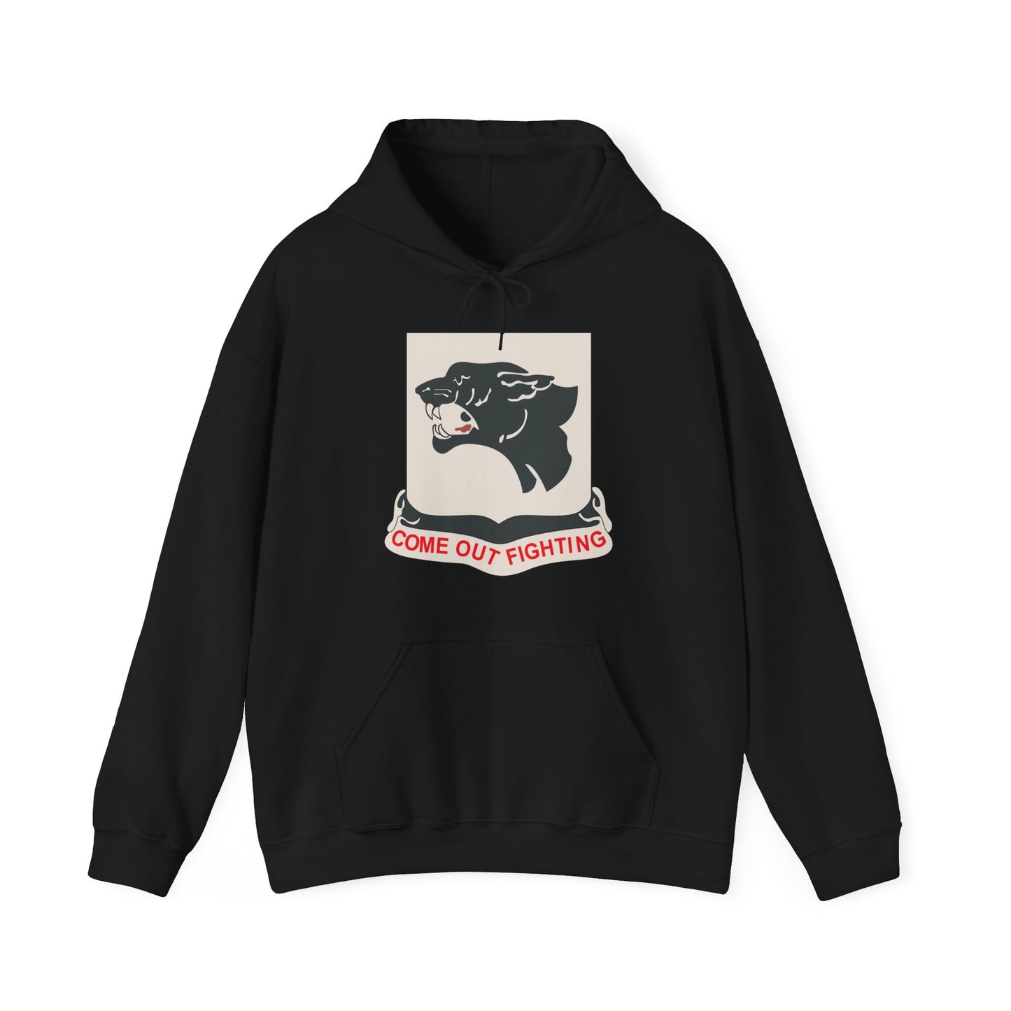 Unisex Heavy Blend Hooded Sweatshirt - Army - 761st Tank Battalion - Black Panthers wo Txt