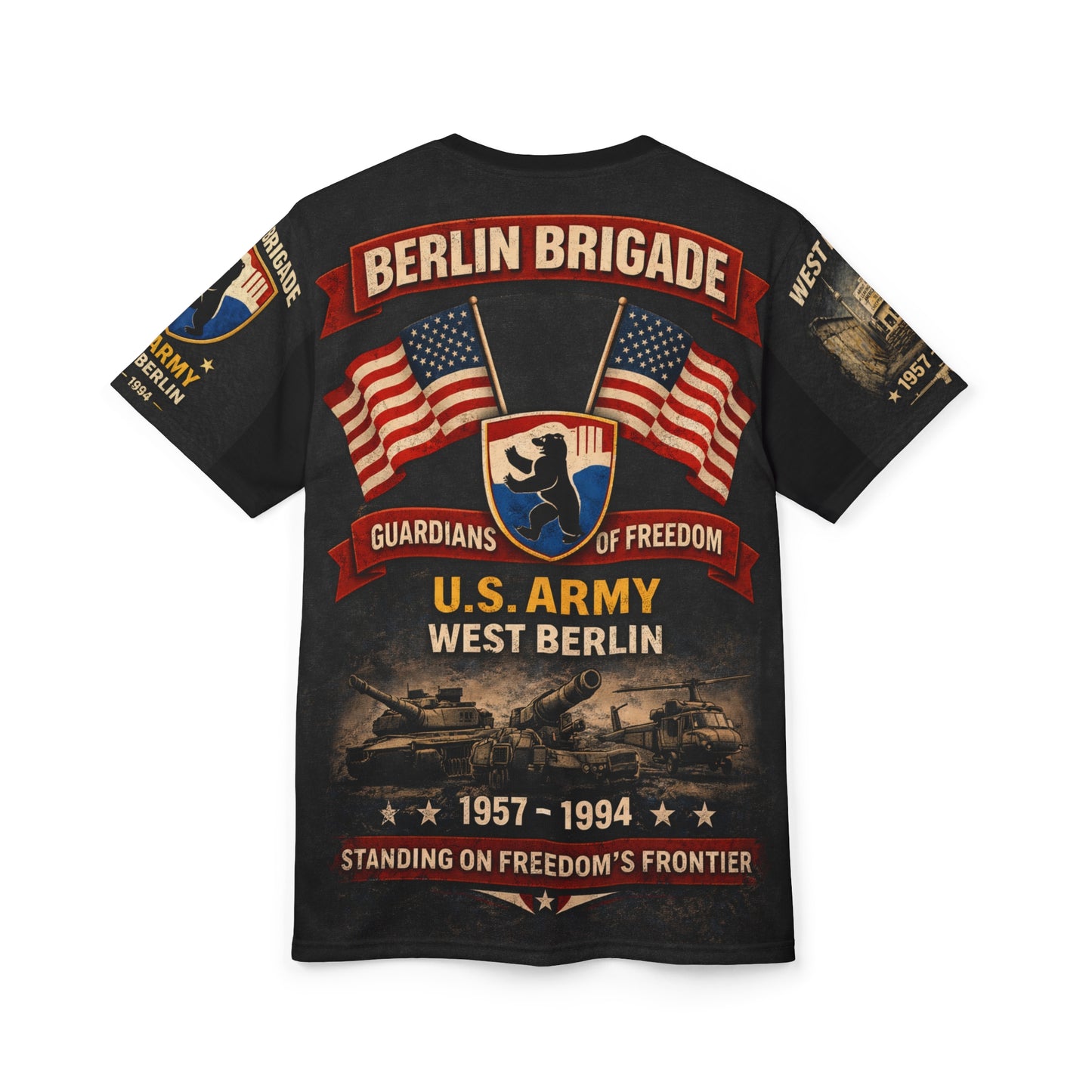 Berlin Brigade Veterans Tribute Tee — All-Over Print