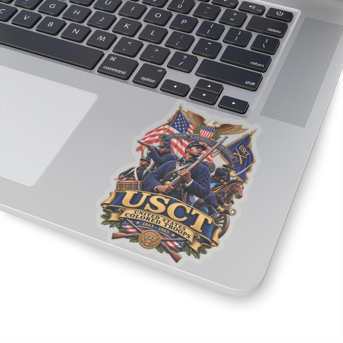 Kiss-Cut Stickers - United States Colored Troops (USCT) - Civil War - 3D - Enhanced