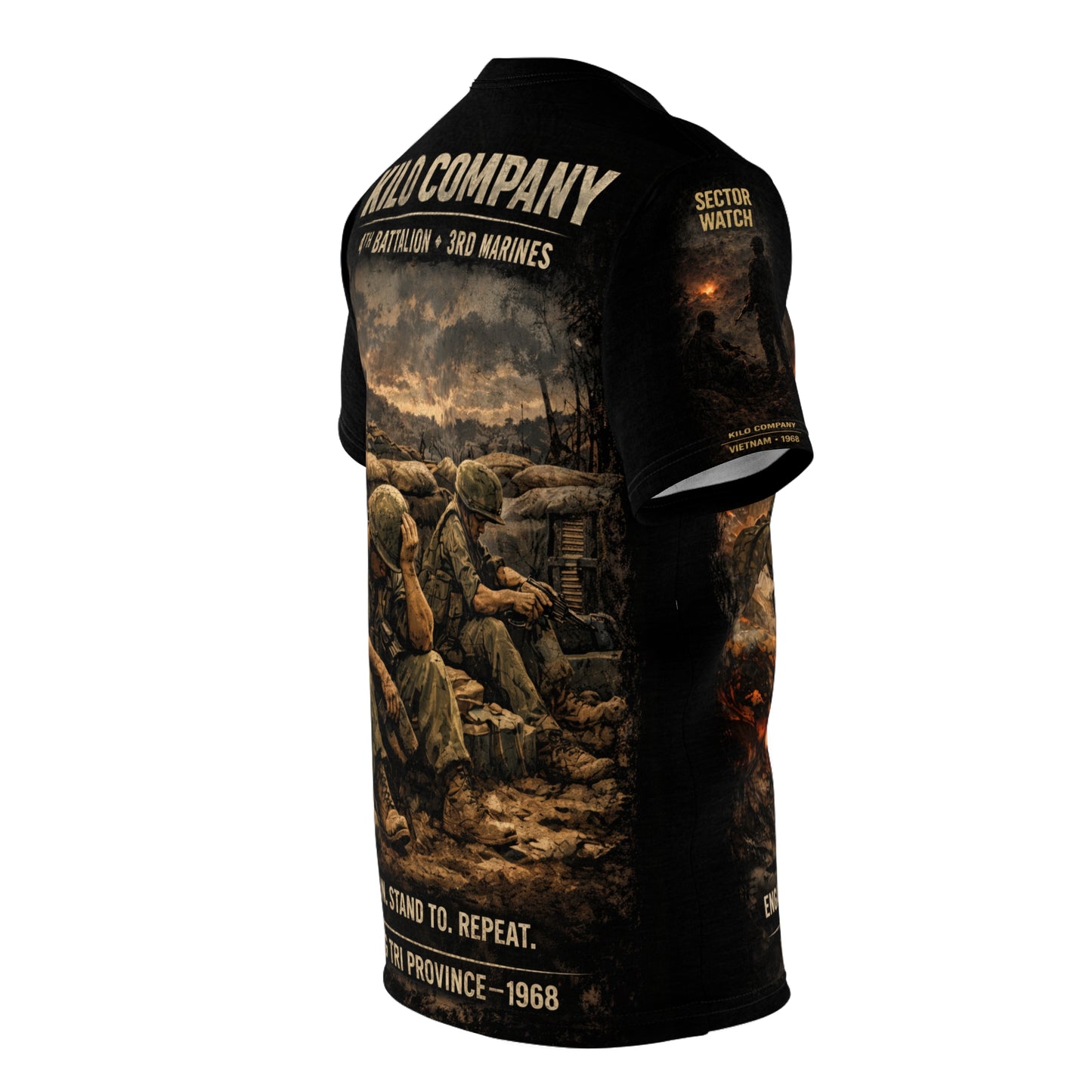 Marine Tribute Tee — "Surviving the Fire Fight" (Kilo Co., 4/3)