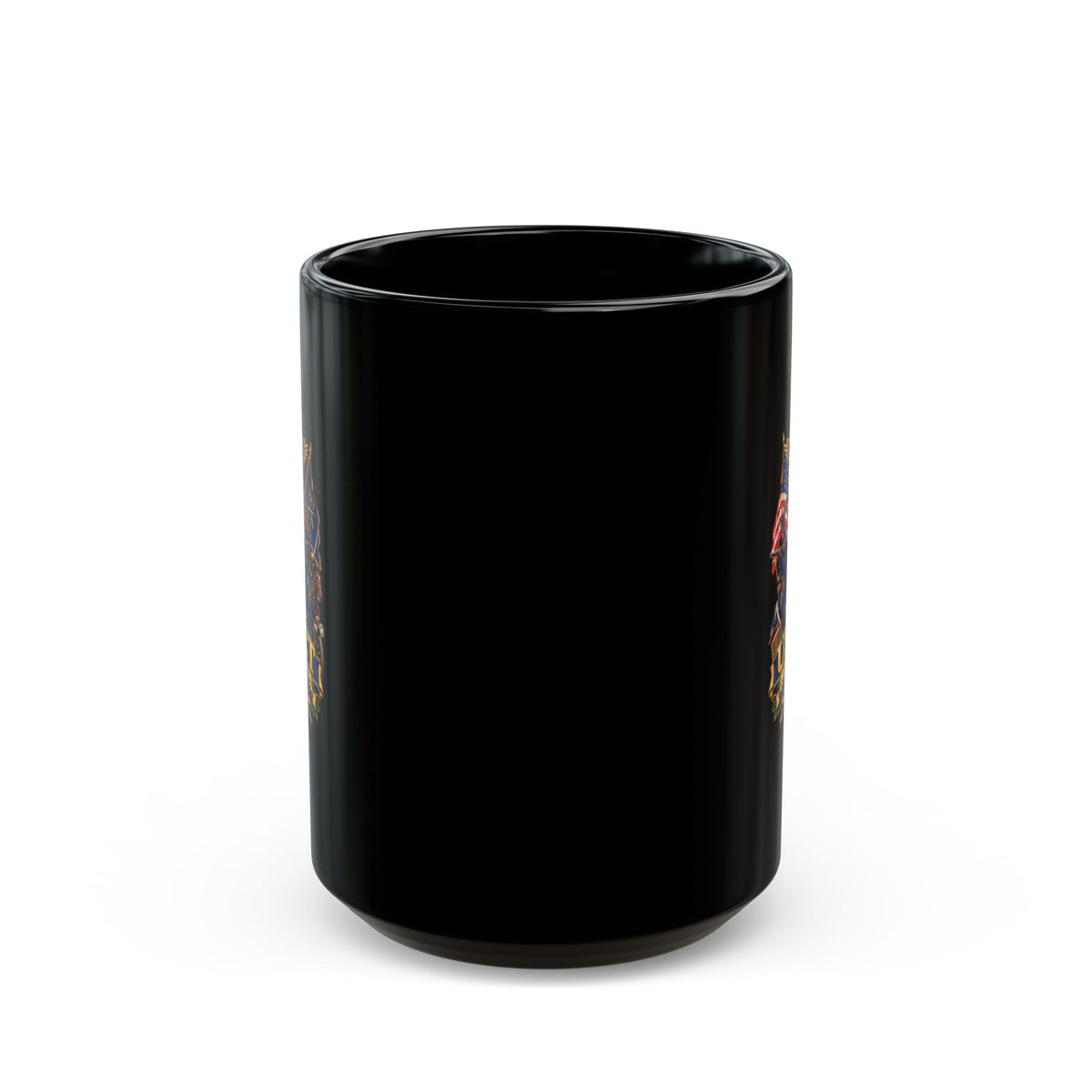 Black Mug  (15oz) - United States Colored Troops (USCT) - Civil War - 3D - Enhanced