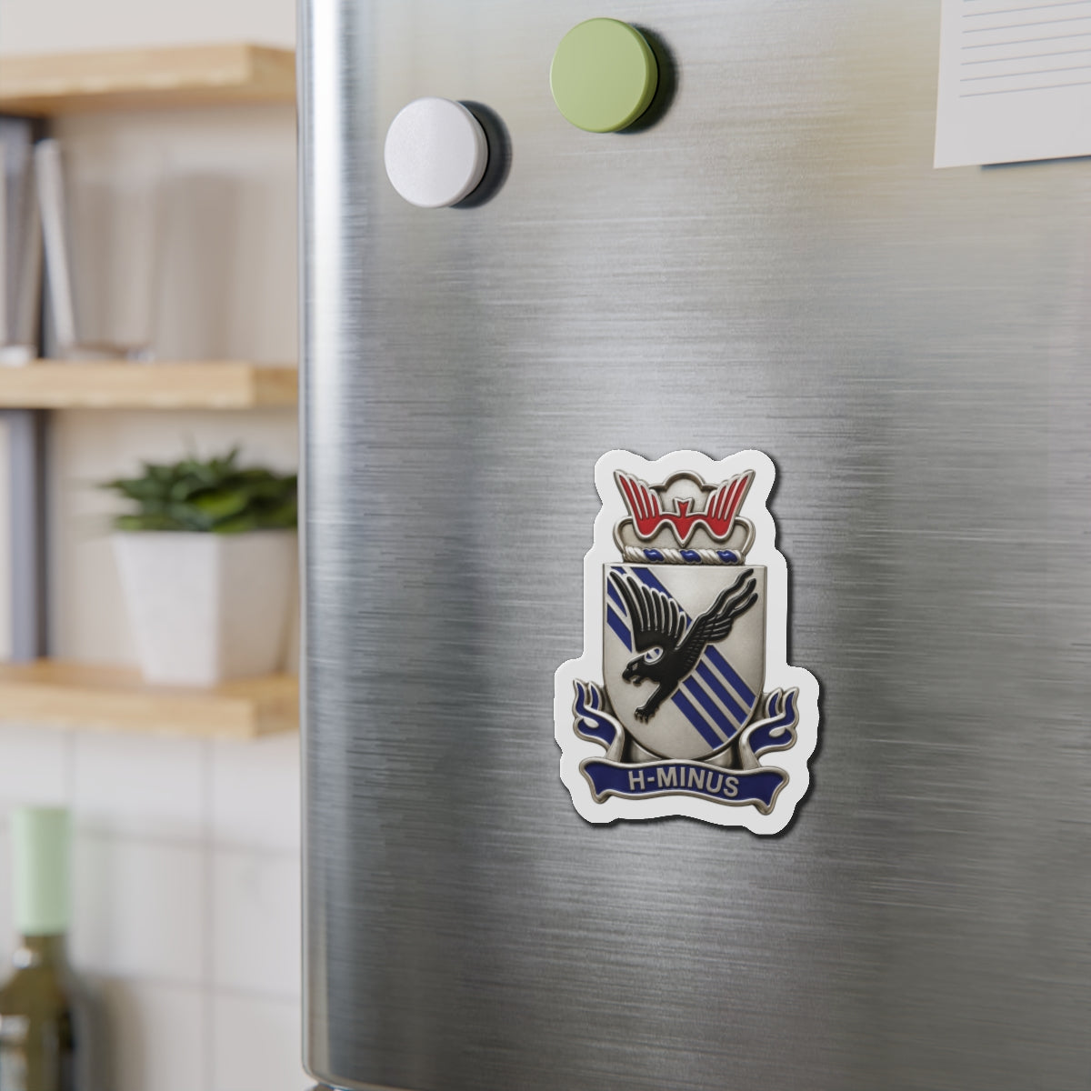 Die-Cut Magnets — Army - 505th Parachute Infantry Regiment (PIR) - DUI - 3D - Enhanced