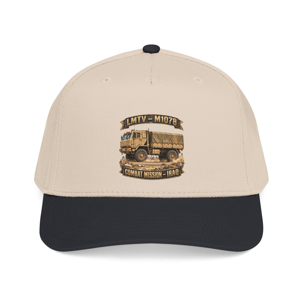 Mid Profile Baseball Cap - Army - LMTV - 1078 - Combat Mission - Iraq - 3D - Enhanced