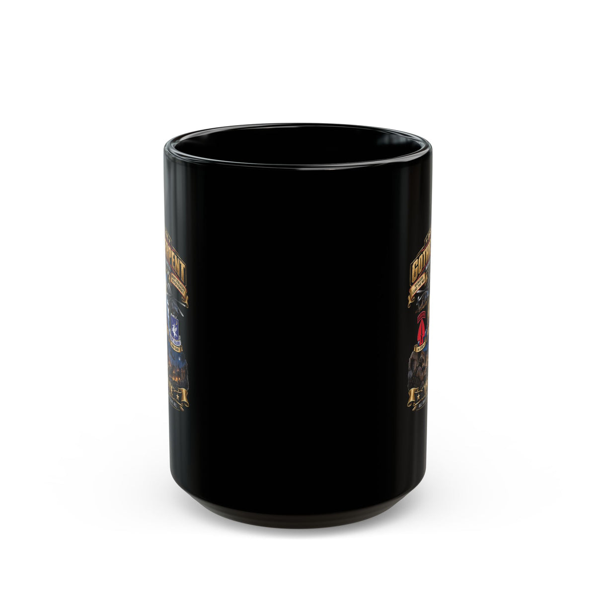 Black Mug  (15oz) - Operation Gothic Serpent - Mogadishi, Somalia - 3-6 Oct 1993 Tribute - 3D - Enhanced
