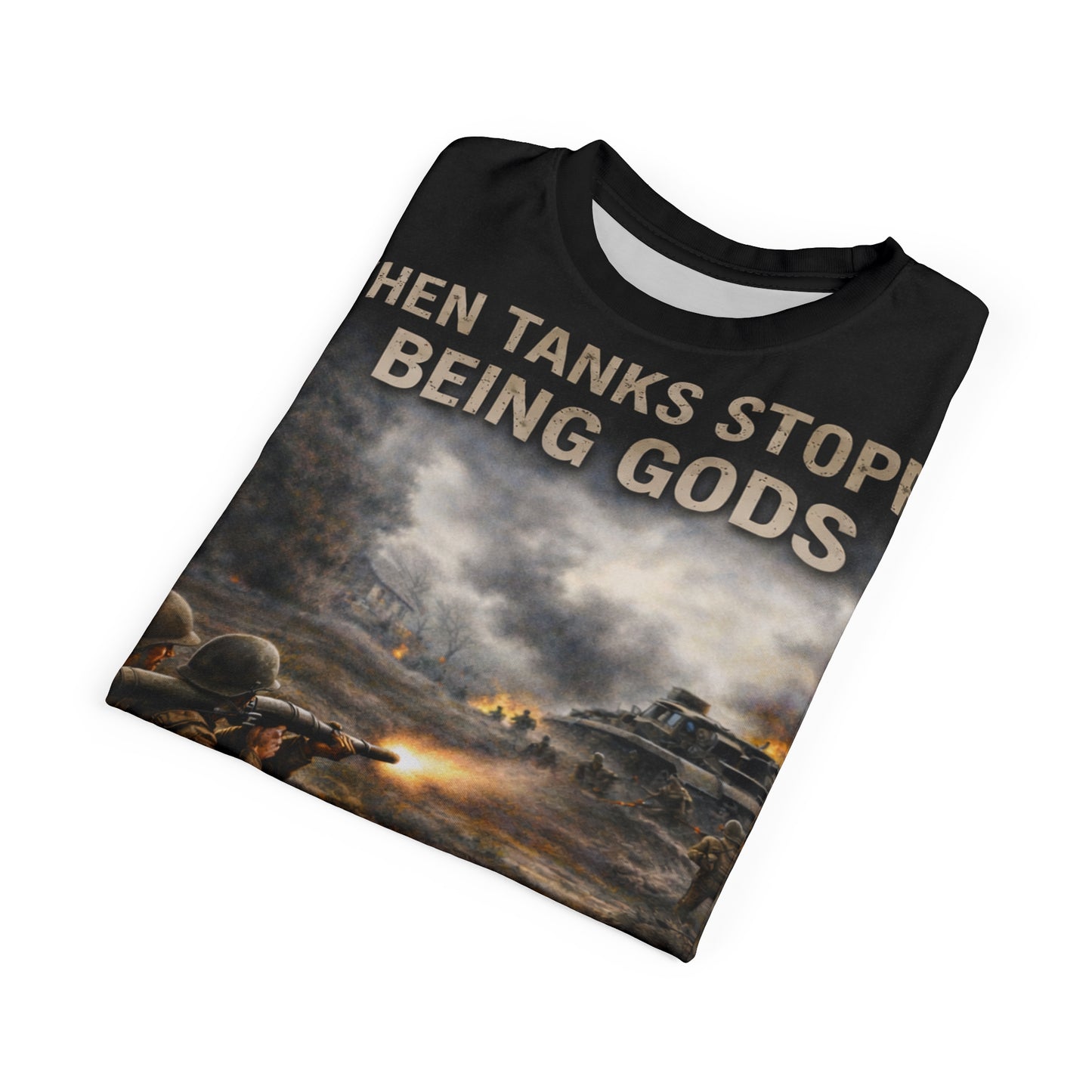 66th Infantry Division "Black Panther" Tribute Tee — Tank Ambush WWII T-Shirt