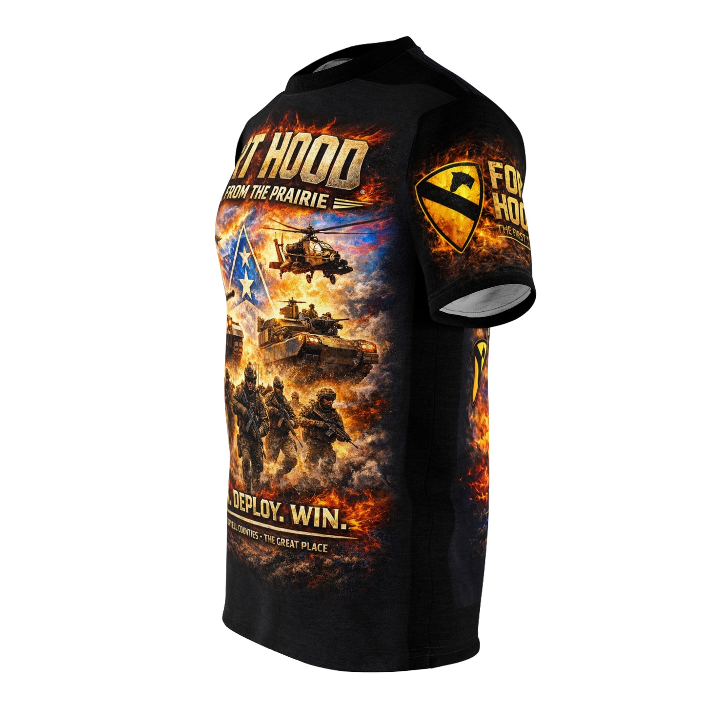 Fort Hood 1st Cavalry Division Tribute Tee — "Steel from the Prairie"