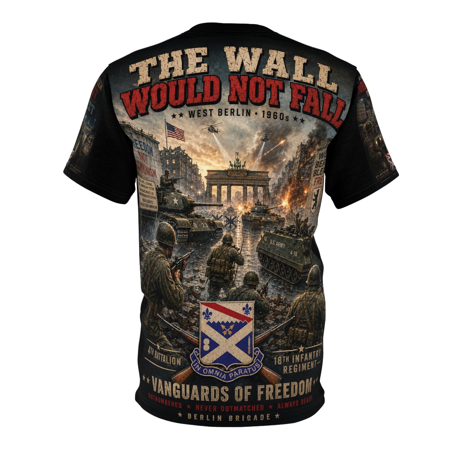 4th Battalion 18th Infantry Regiment (Vanguards) Tribute Tee — "'Til the Last Round!"