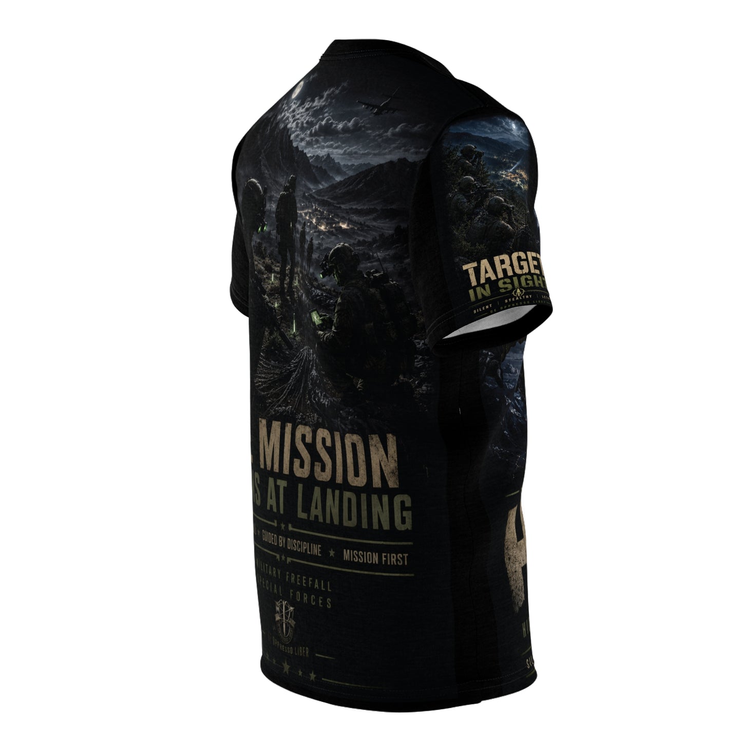 HALO Mission Tribute Tee — "Ghosts from the Sky" Special Forces Shirt