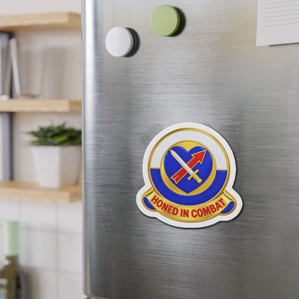 Die-Cut Magnets — Army - XXIV Corps - DUI without Text - 3D - Transparent