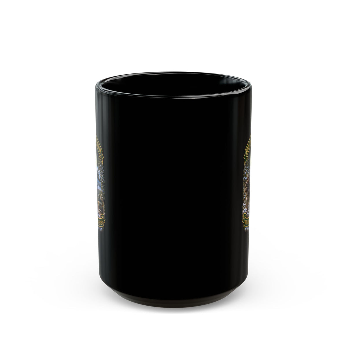 Black Mug  (15oz) - Fort McCoy, Wisconsin - DUI - Total Force Training Center - 3D - Enhanced