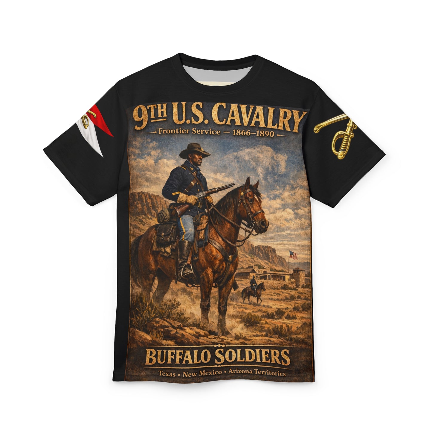 9th Cavalry Regiment Tribute Tee — On Patrol