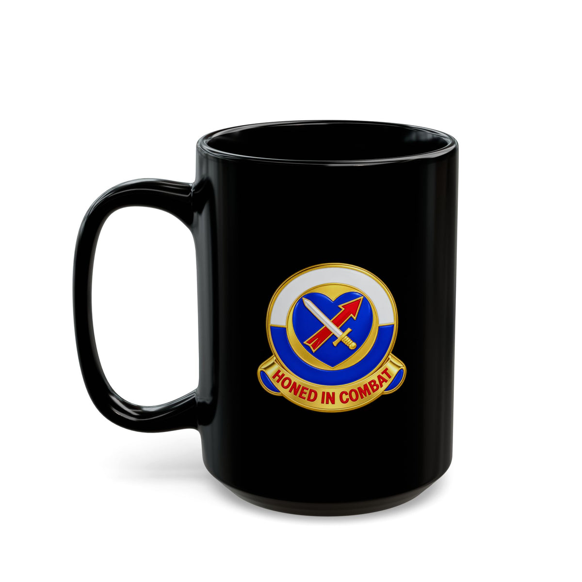 Black Mug  (15oz) - Army - XXIV Corps - DUI without Text - 3D - Transparent