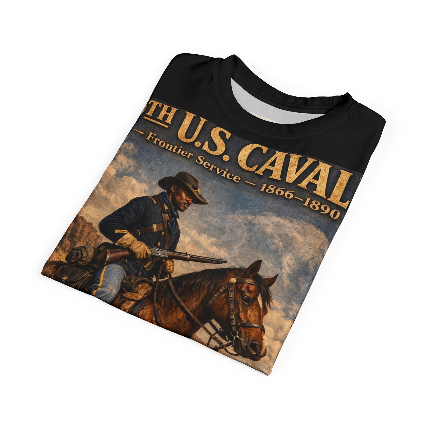 9th Cavalry Regiment Tribute Tee — On Patrol