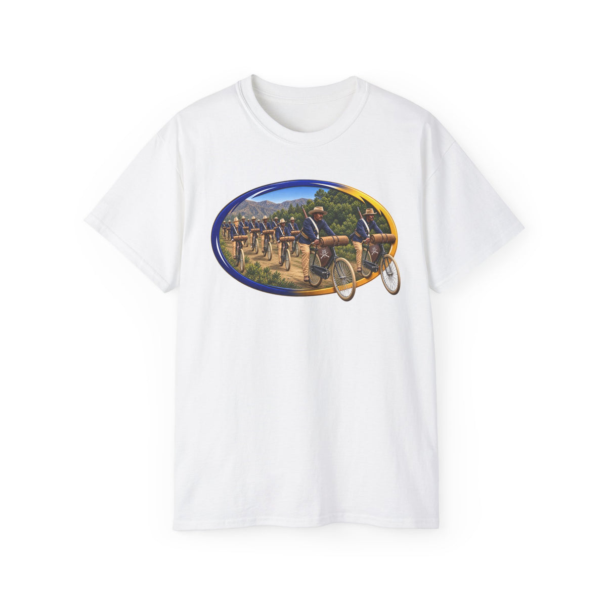 Unisex Ultra Cotton Tee - CIrcle Riders - 3D - Enhanced