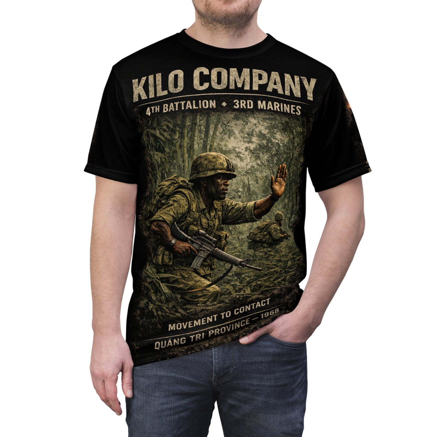 Marines Tribute Tee — "Movement to Contact" 2nd Platoon