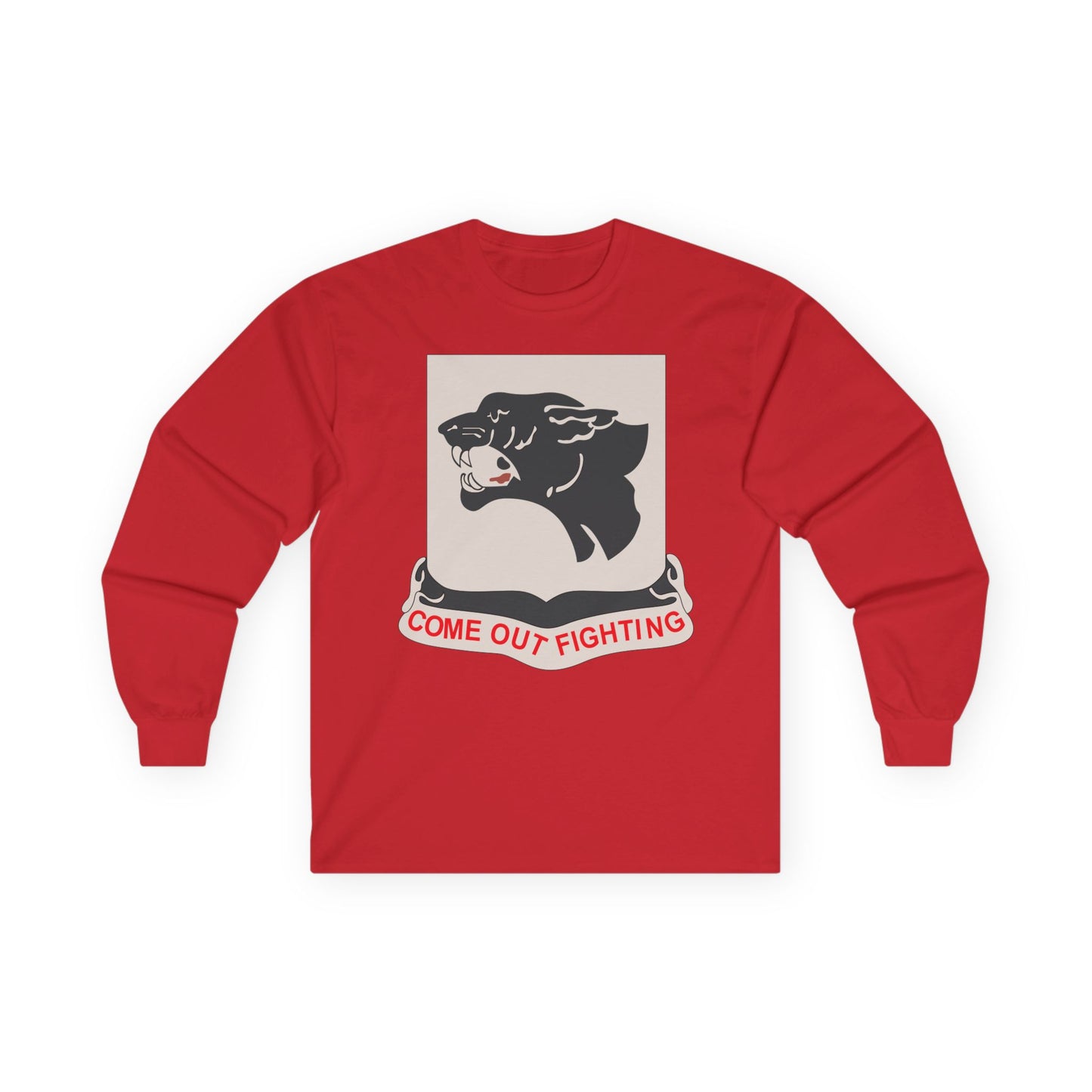 Long Sleeve Tee - Army - 761st Tank Battalion - Black Panthers wo Txt