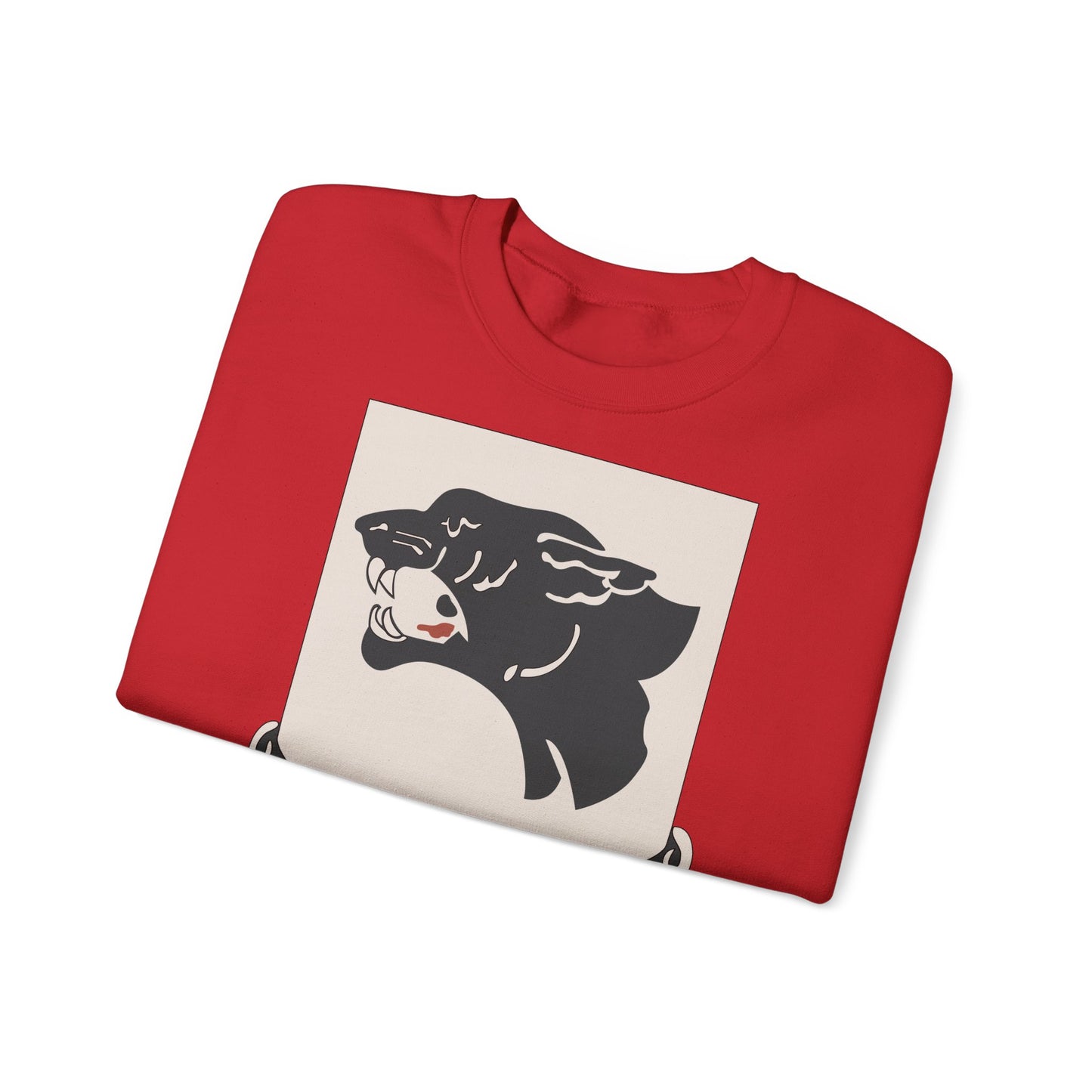 Crewneck Sweatshirt - Army - 761st Tank Battalion - Black Panthers wo Txt