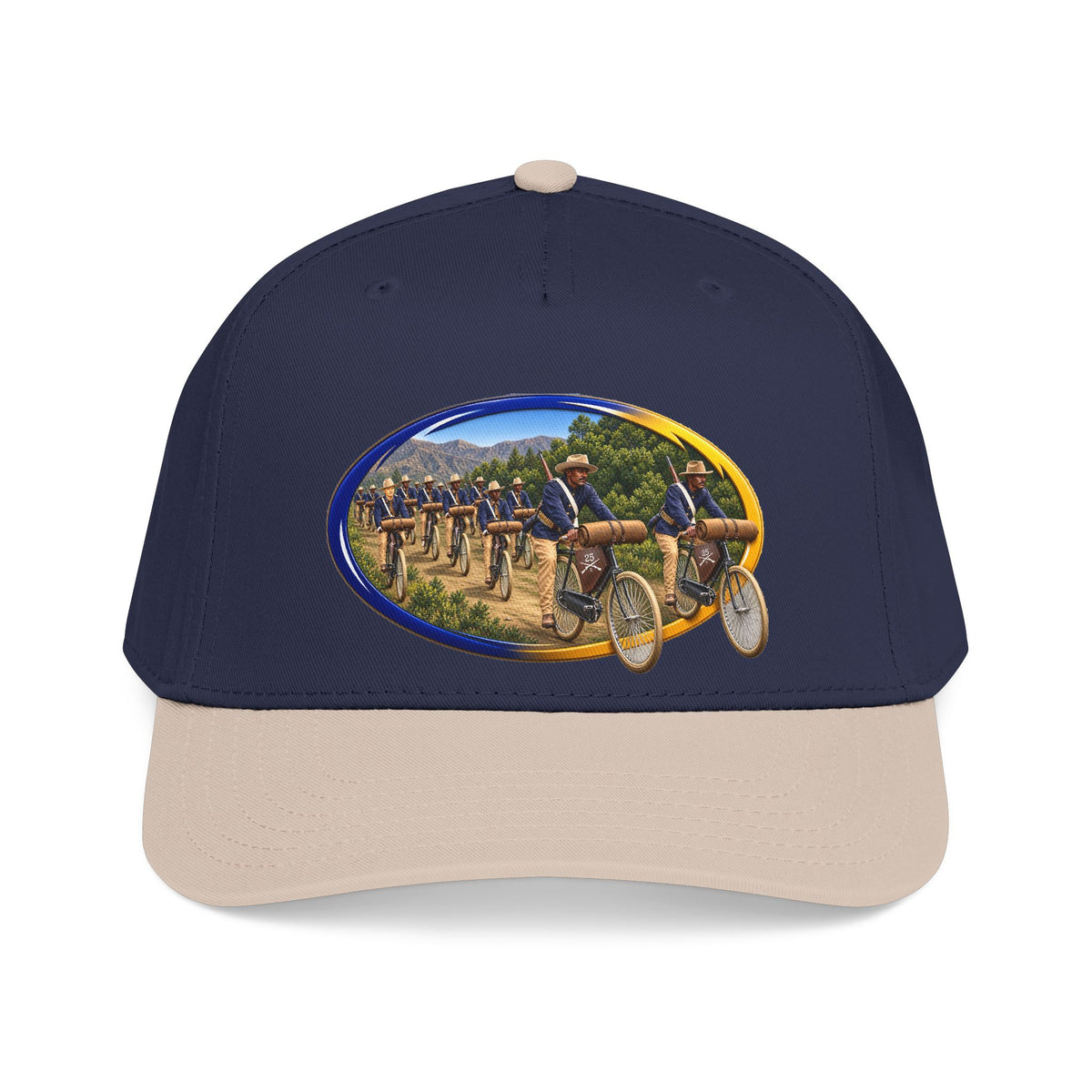 Mid Profile Baseball Cap - CIrcle Riders - 3D - Enhanced