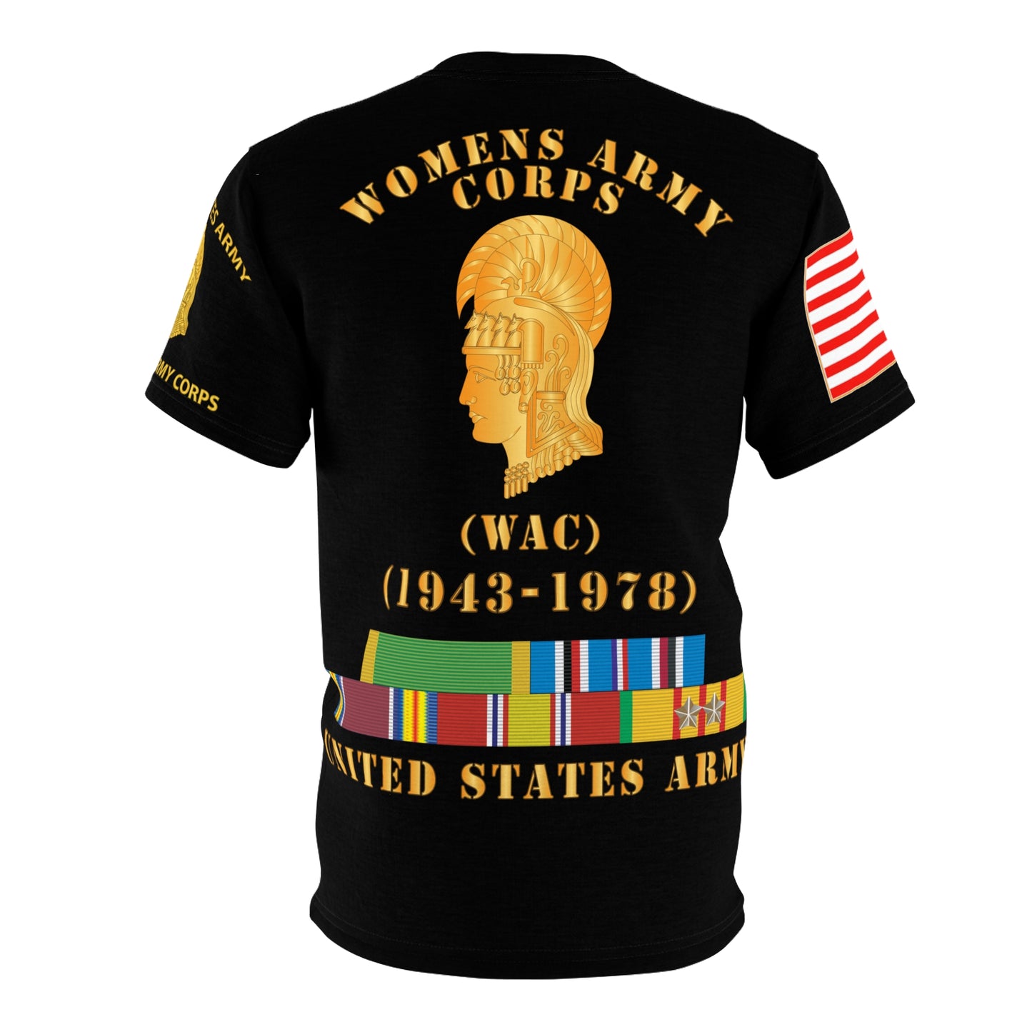 AOP - Womens Army Corps (WAC) - 1943-1972 with Service and Campaign Ribbons