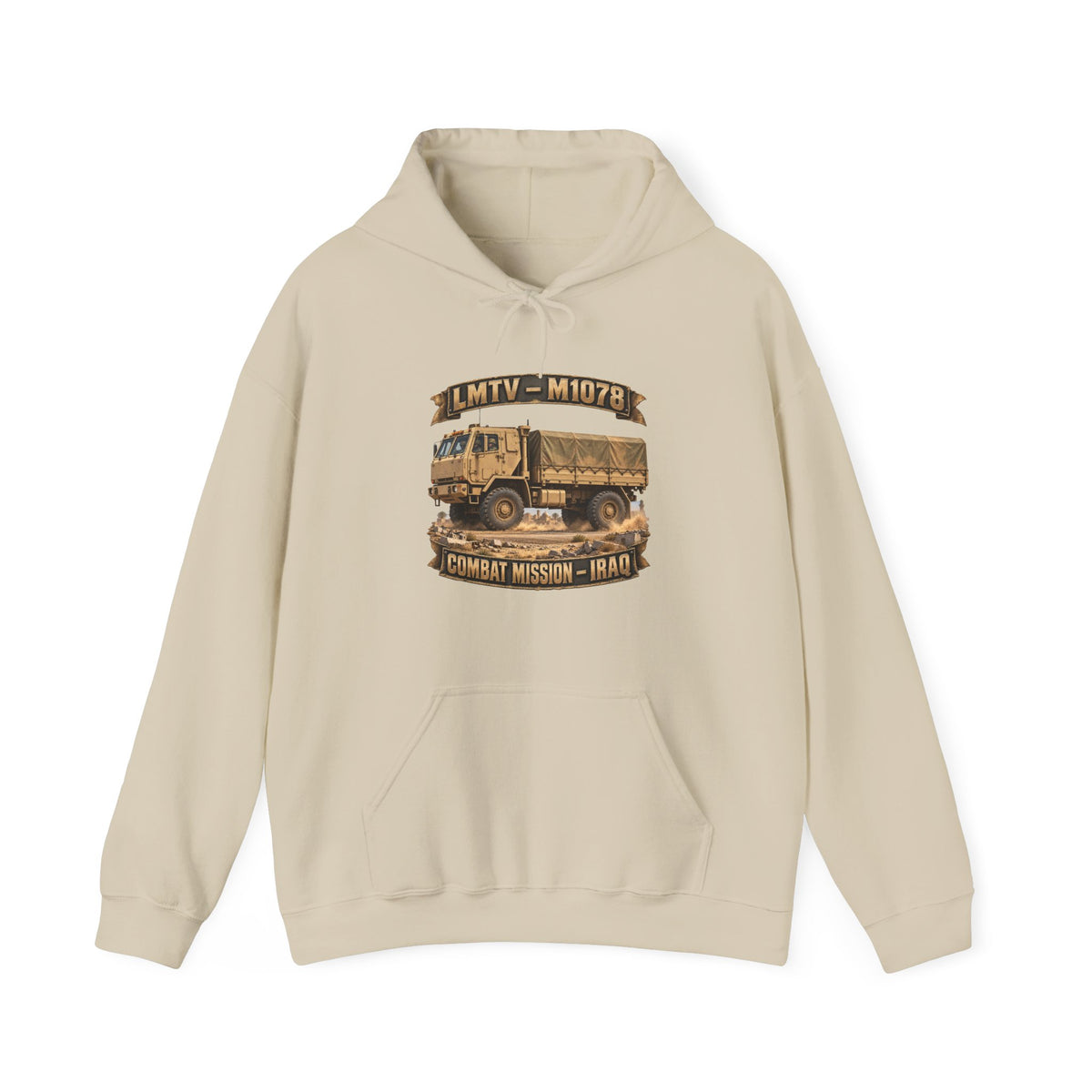 Hoodie — Army - LMTV - 1078 - Combat Mission - Iraq - 3D - Enhanced