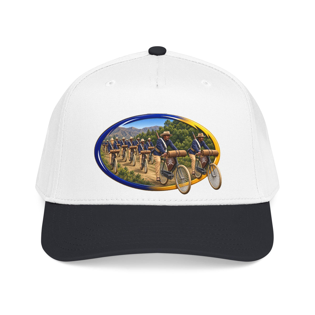 Mid Profile Baseball Cap - CIrcle Riders - 3D - Enhanced