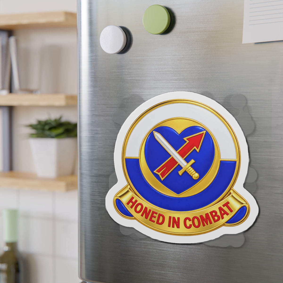 Die-Cut Magnets — Army - XXIV Corps - DUI without Text - 3D - Transparent