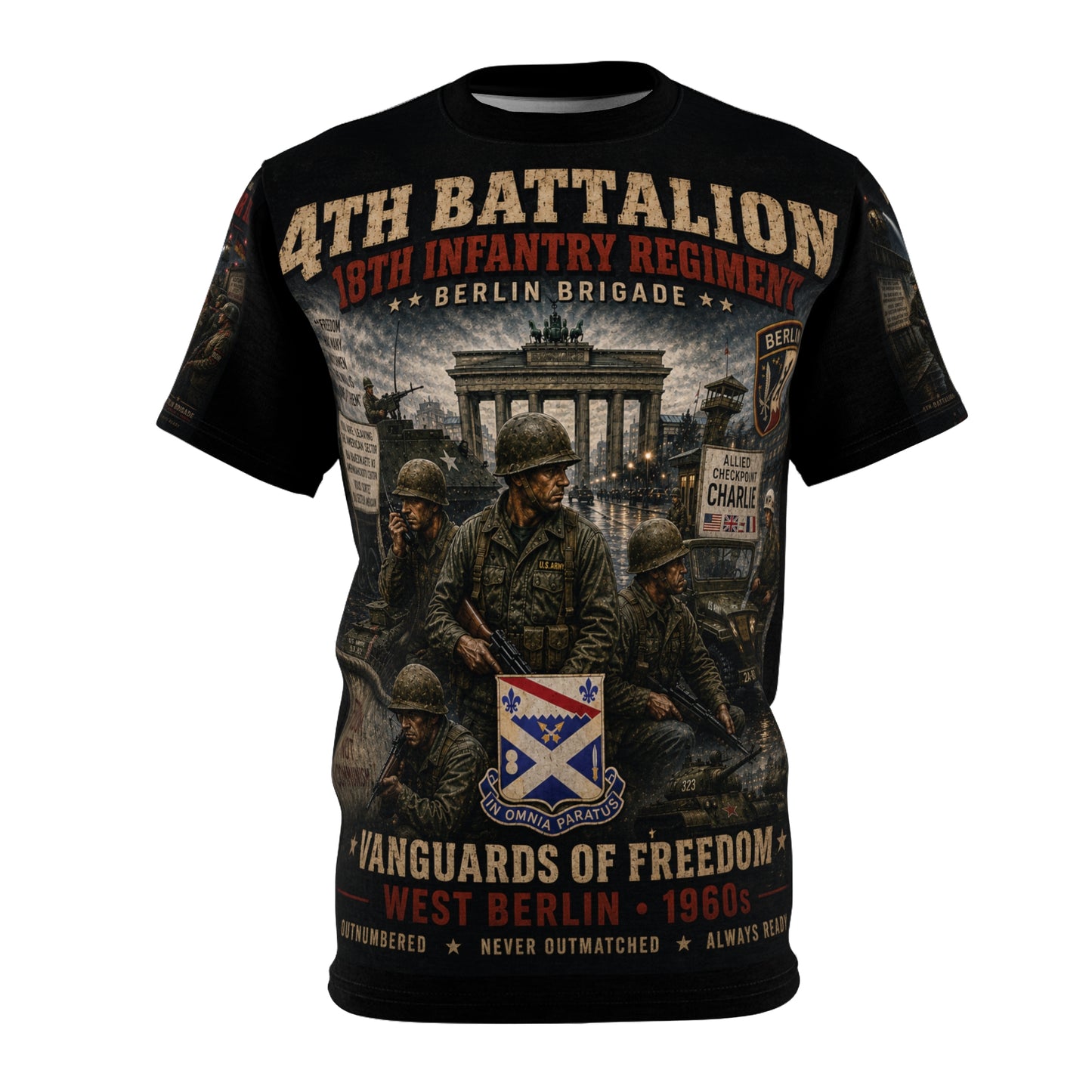 4th Battalion 18th Infantry Regiment (Vanguards) Tribute Tee — "'Til the Last Round!"