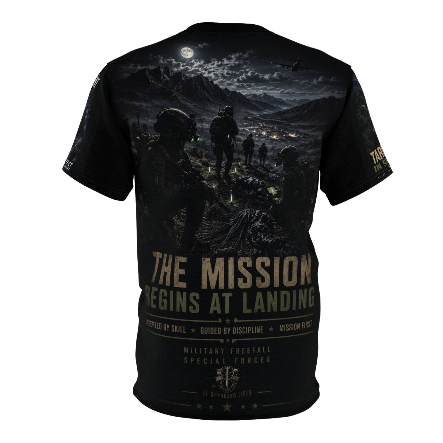 HALO Mission Tribute Tee — "Ghosts from the Sky" Special Forces Shirt