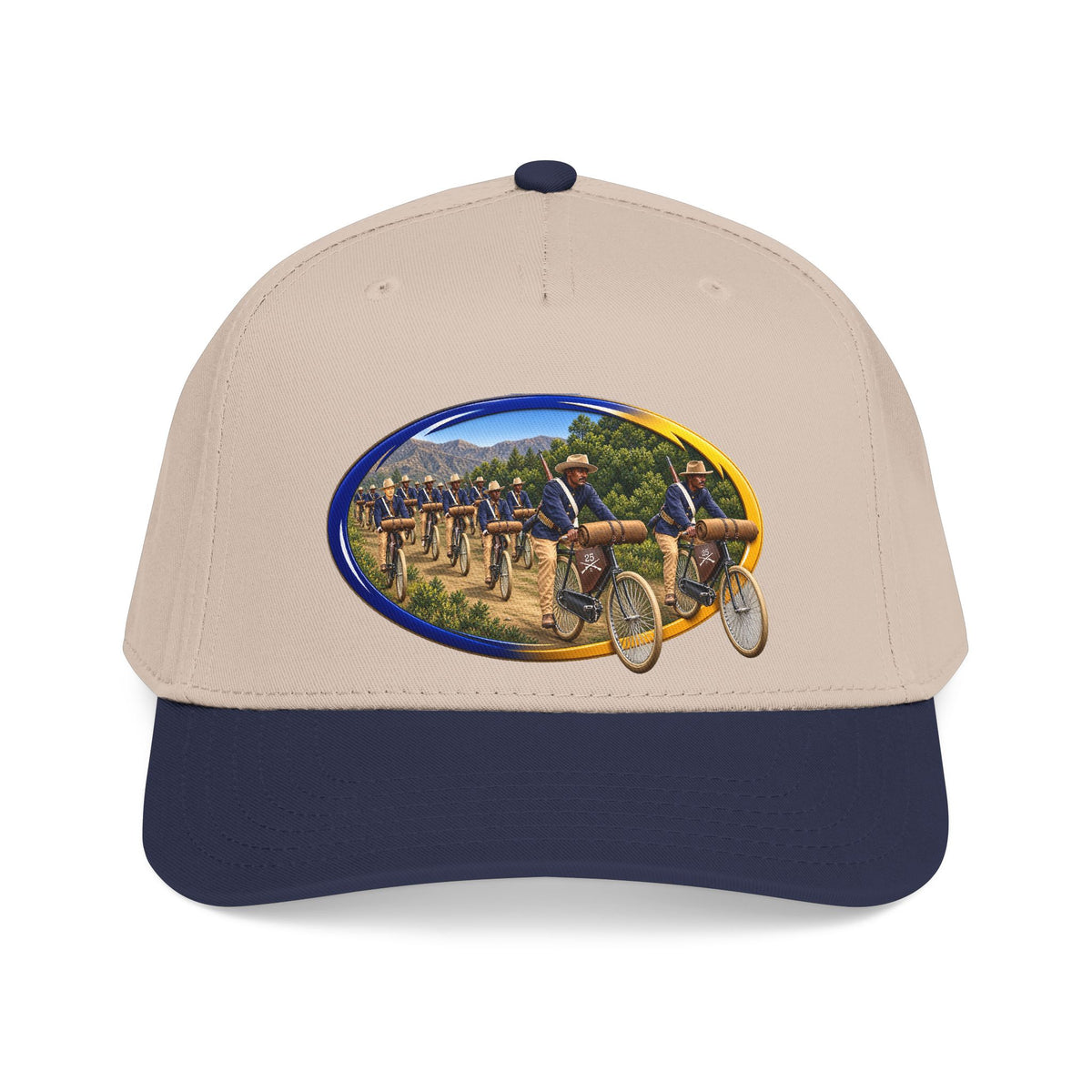 Mid Profile Baseball Cap - CIrcle Riders - 3D - Enhanced