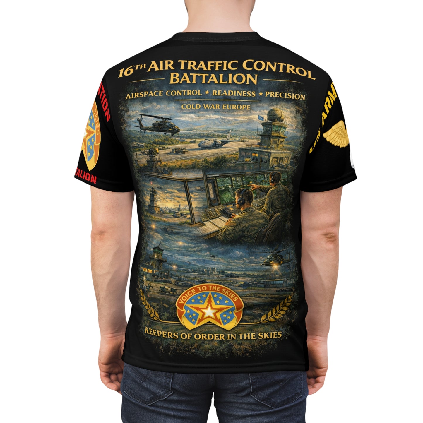 16th Air Traffic Control Battalion Cold War Tribute Tee | All-Over Print