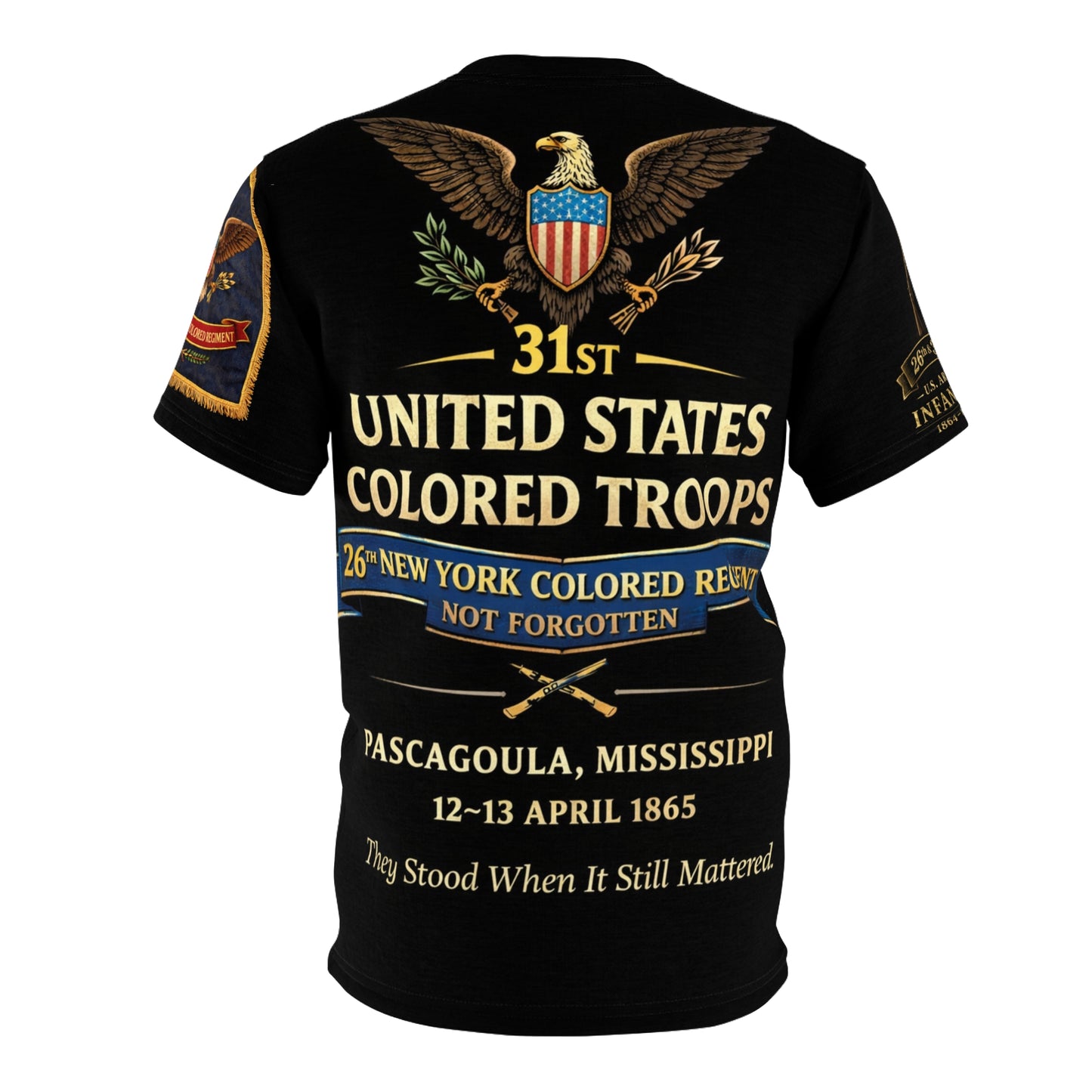 26th New York / 31st USCT Battle of Pascagoula Tee — April 12–13, 1865