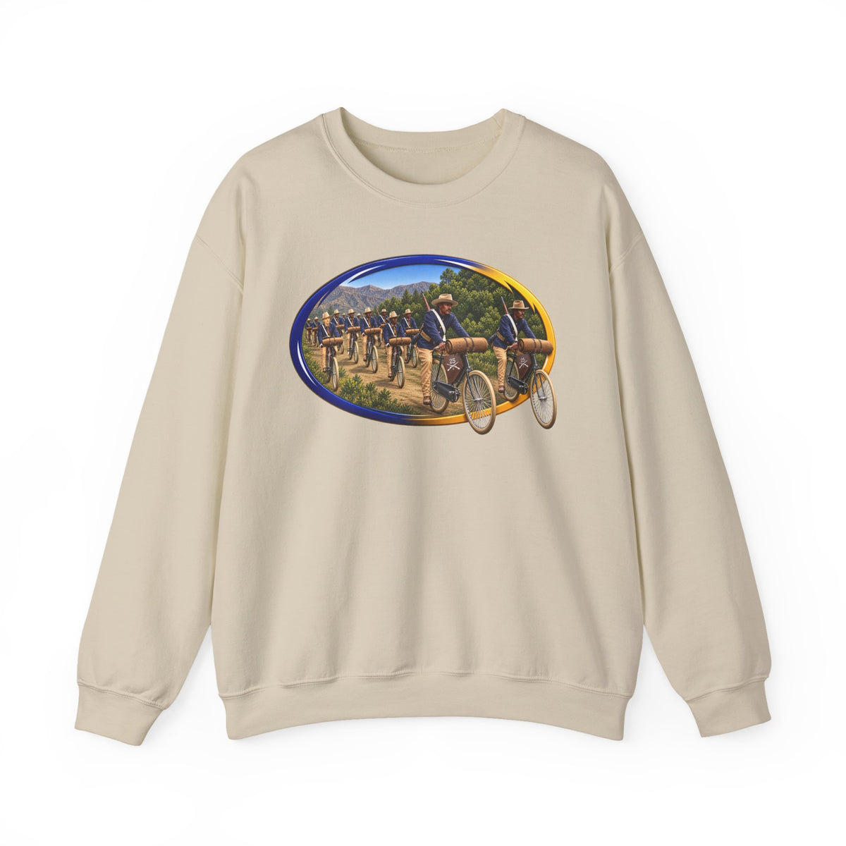 Crewneck Sweatshirt - CIrcle Riders - 3D - Enhanced