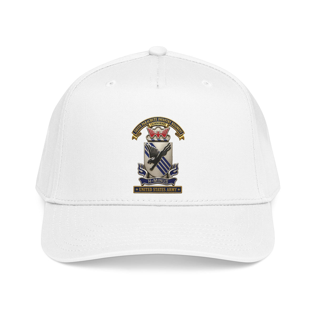 Mid Profile Baseball Cap - Army - 505th Parachute Infantry Regiment (PIR) - DUI - United States Army - 3D - Enhanced
