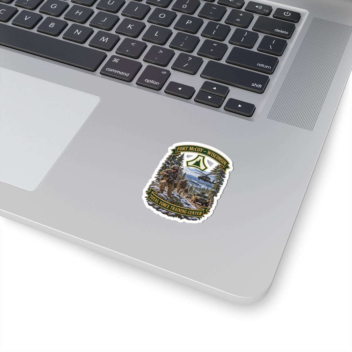 Kiss-Cut Stickers - Fort McCoy, Wisconsin - DUI - Total Force Training Center - 3D - Enhanced