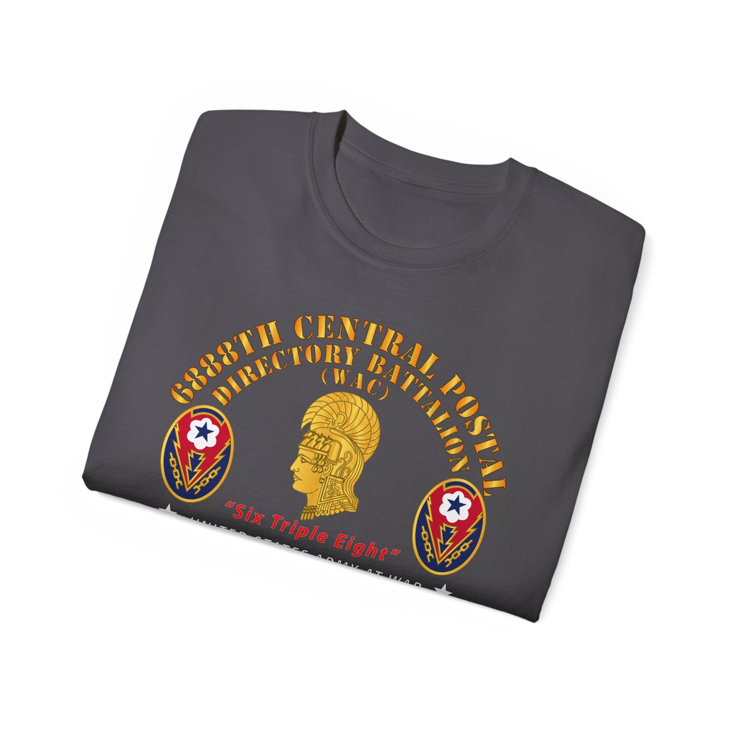 Unisex Ultra Cotton Tee - Army - 6888th Central Postal Directory Battalion - World War II Service Medals